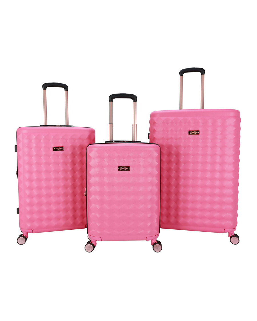 Jessica Simpson Vibrance Luggage Collection in Pink