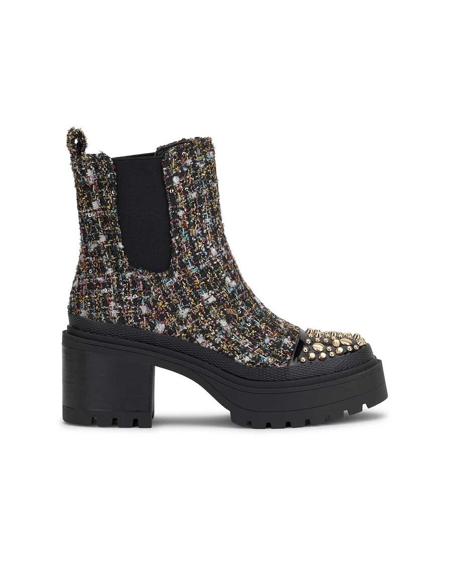 Jessica Simpson Jymmie Chelsea Boot in Tweed Sparkle