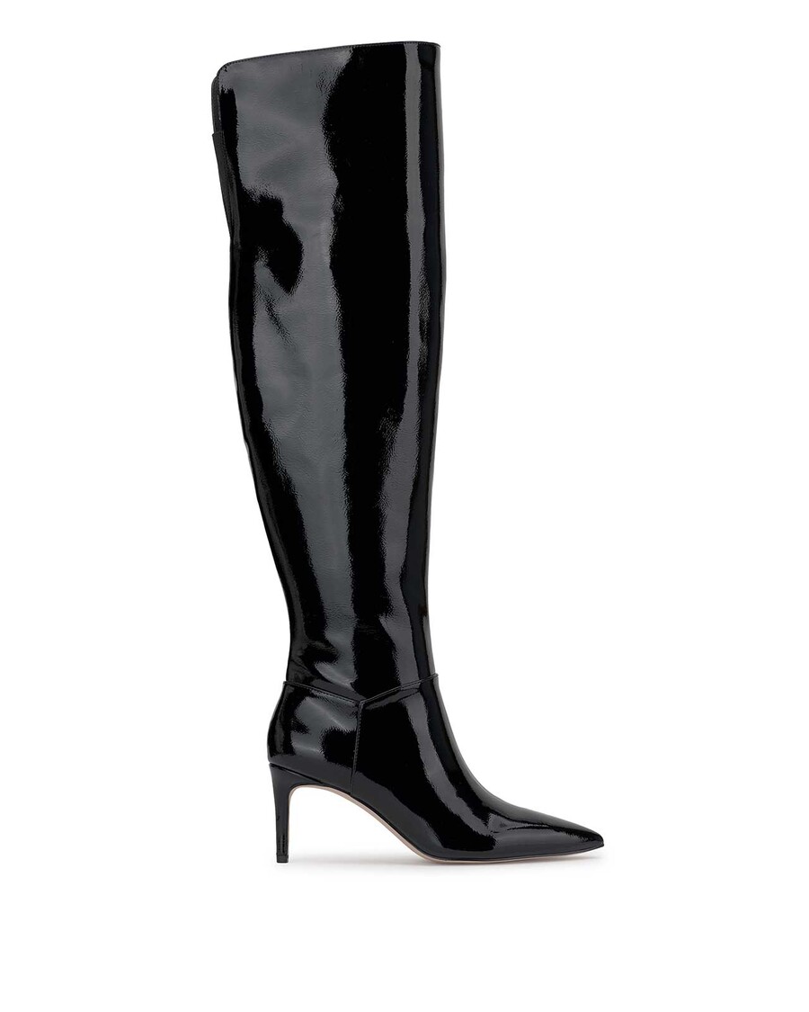 Jessica Simpson Verity Stiletto Boot in Black Patent