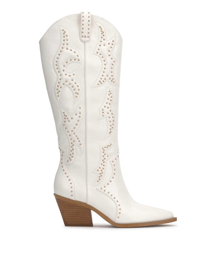 Jessica Simpson Zaikes Western Boot in Bright White