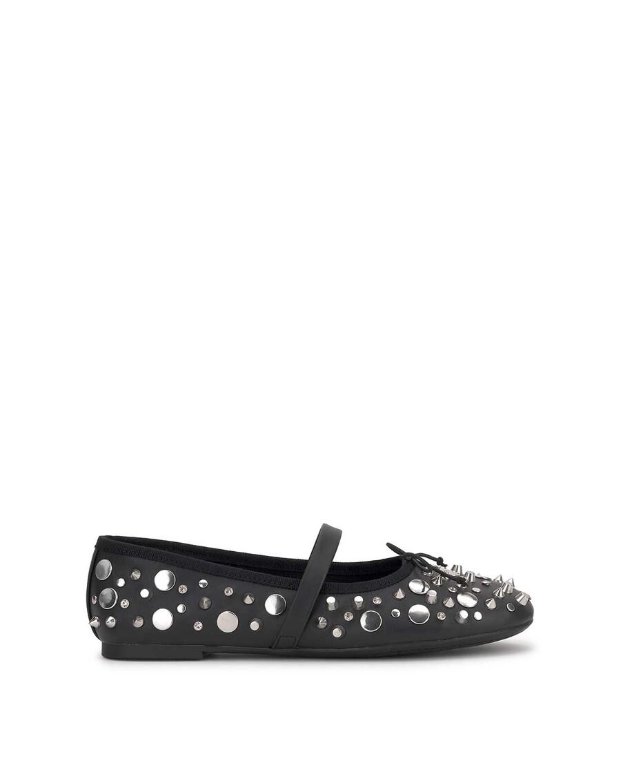 Jessica Simpson Azalina Mary Jane Flat in Black Studded