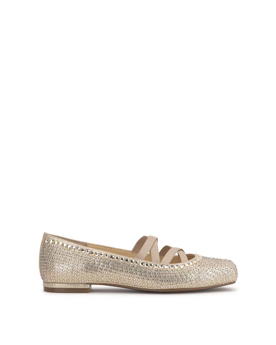 Jessica Simpson Otessa Ballet Flat in Champagne