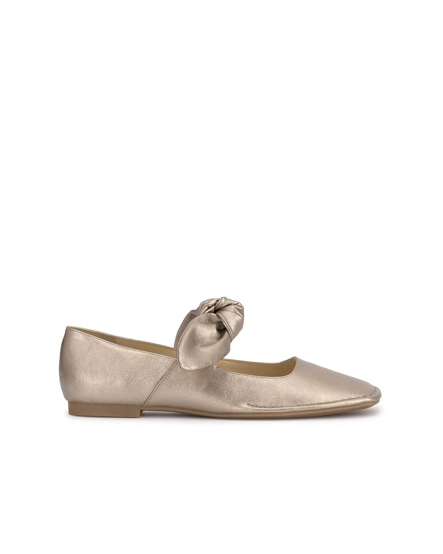 Jessica Simpson Lysute Ballet Flat in Gold