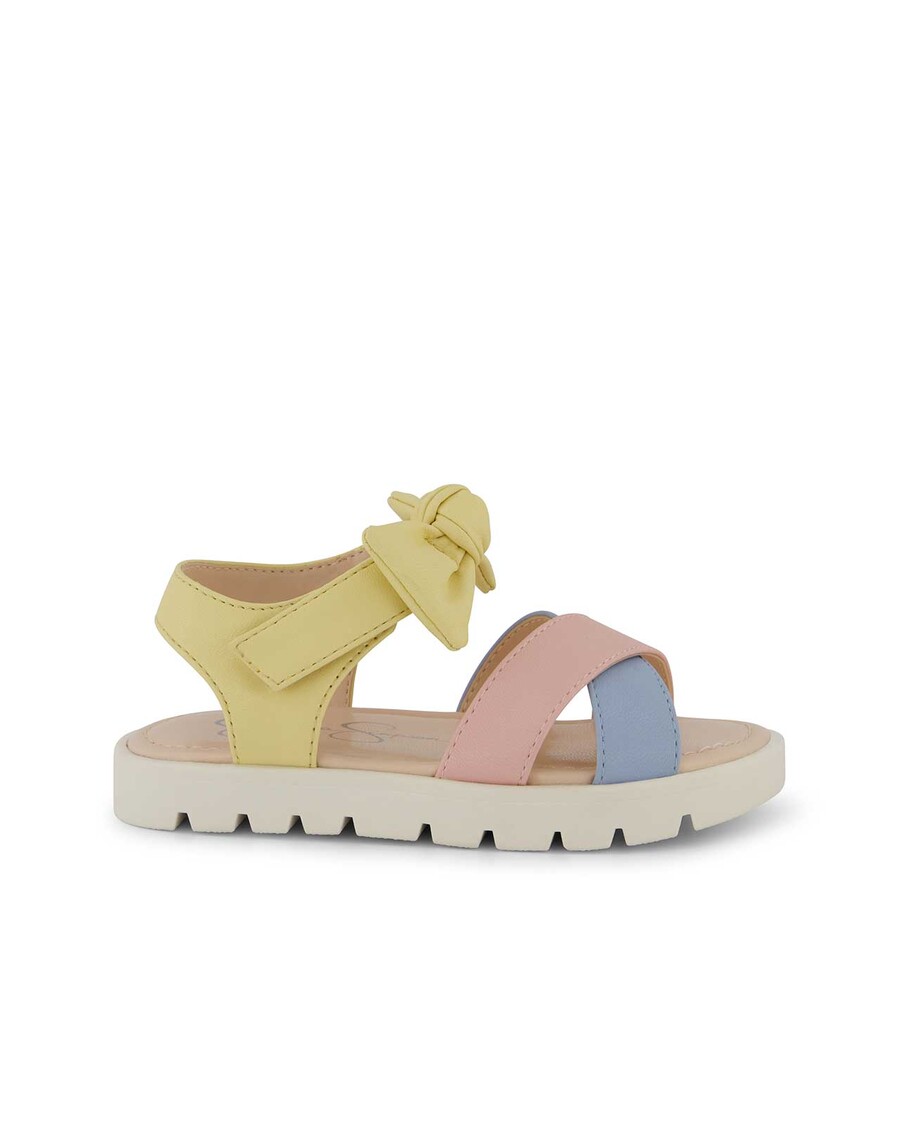 Jessica Simpson Toddler Tia Cross Sandals in Multi