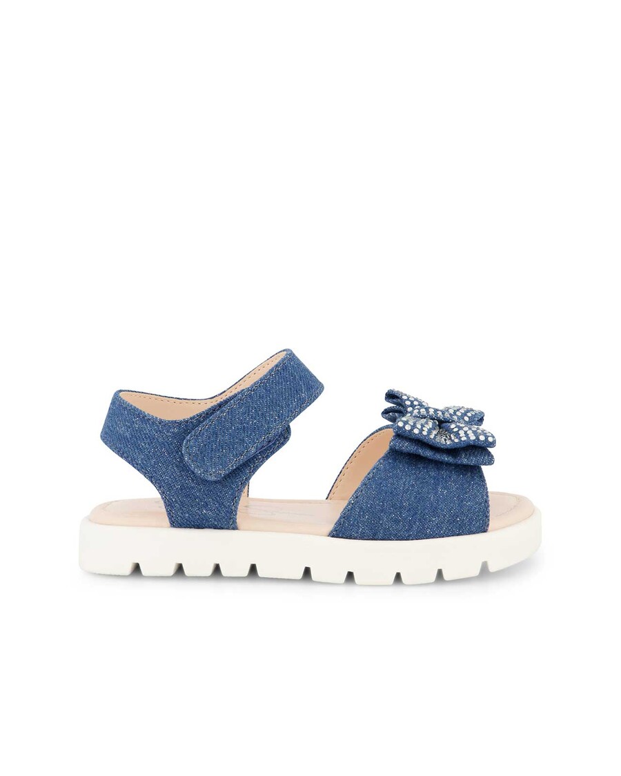 Jessica Simpson Toddler Tia Shine Sandals in Blue Denim