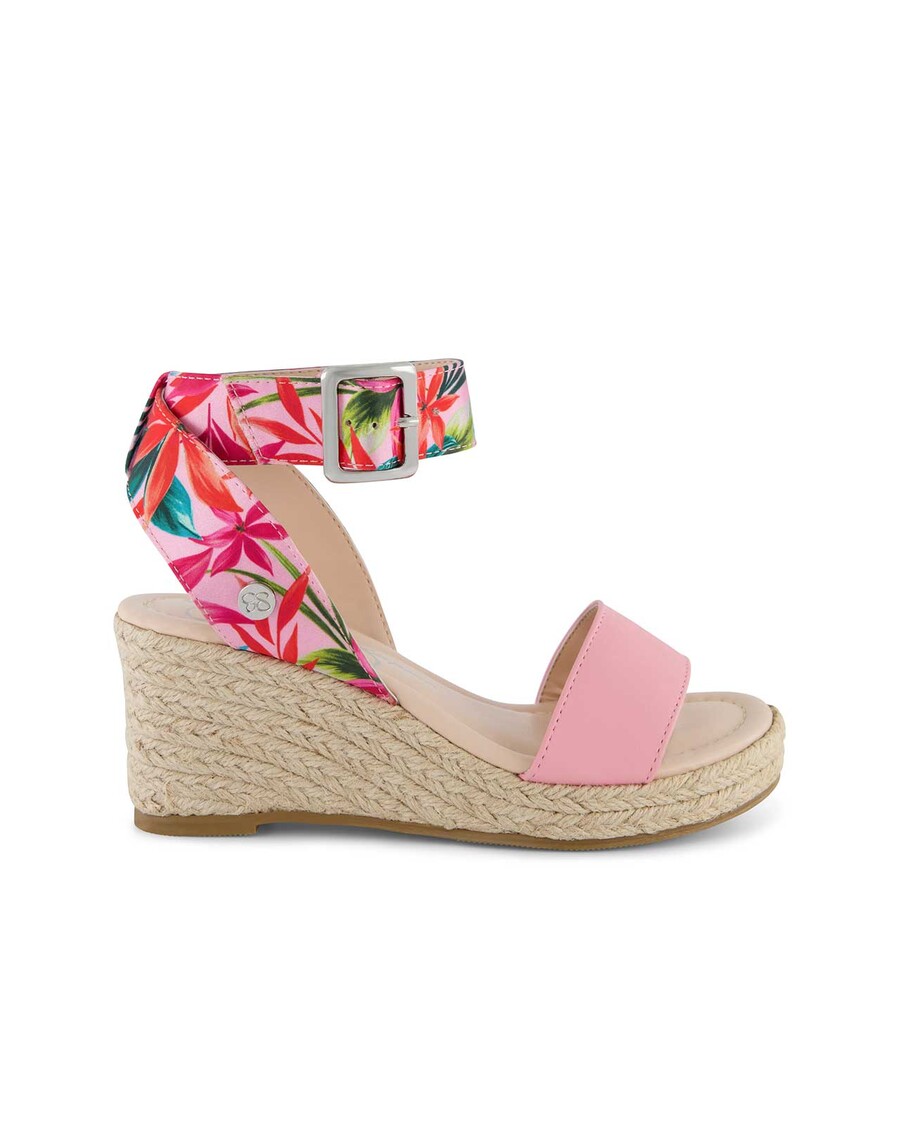 Jessica Simpson Girls' Asha Cuff Wedge Sandals in Pink