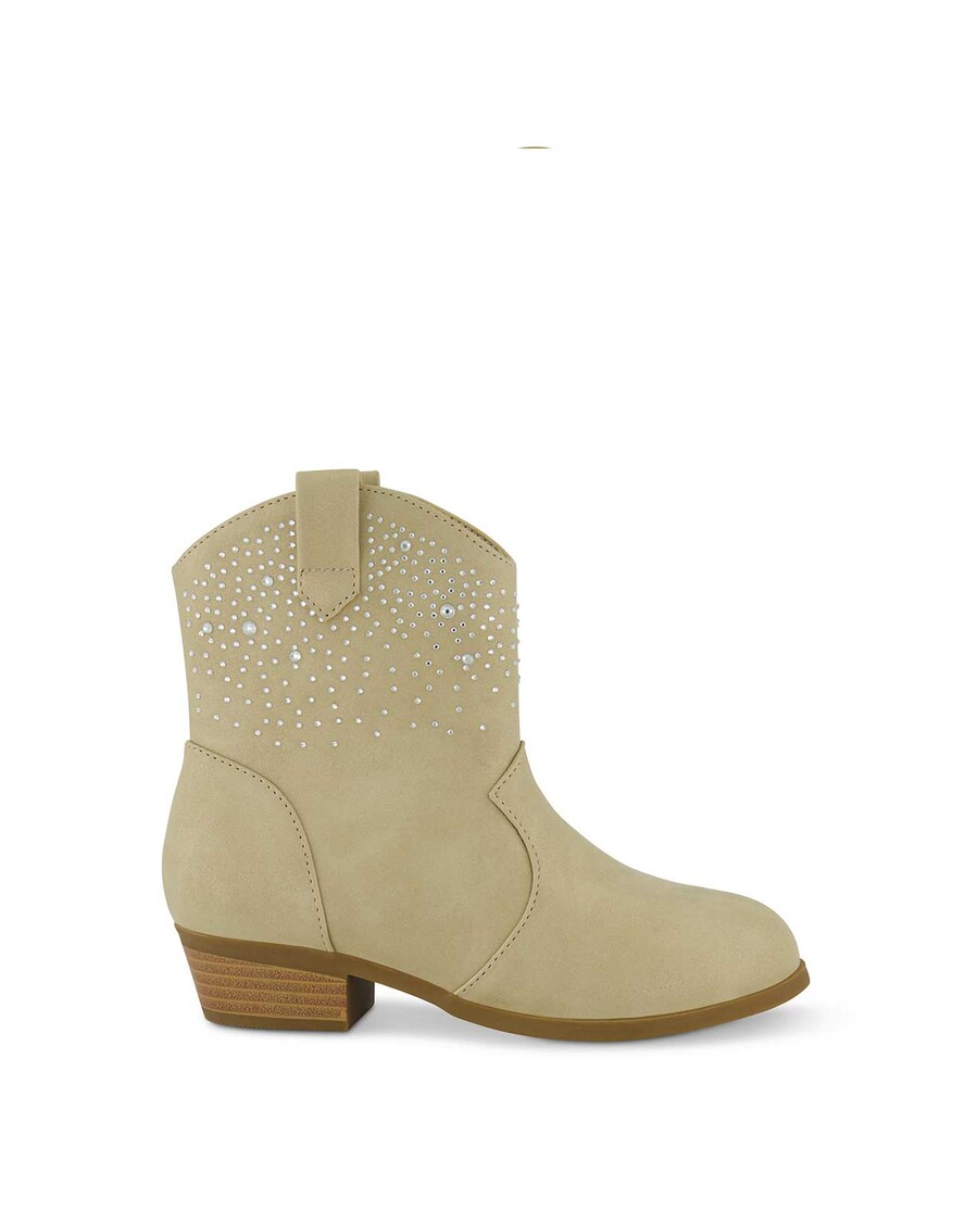 Jessica Simpson Little Girls' Layla Fade Western Bootie in Gold