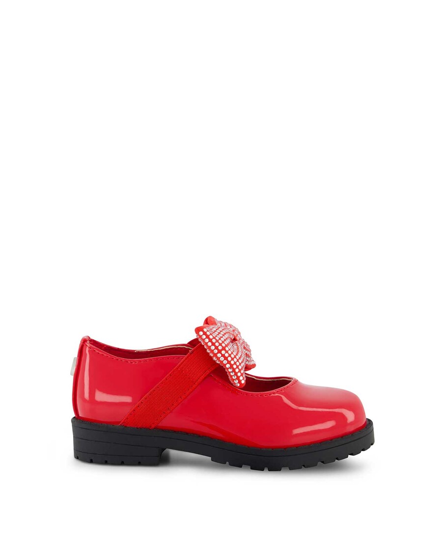 Jessica Simpson Toddler Aubrey Bow Flat in Red