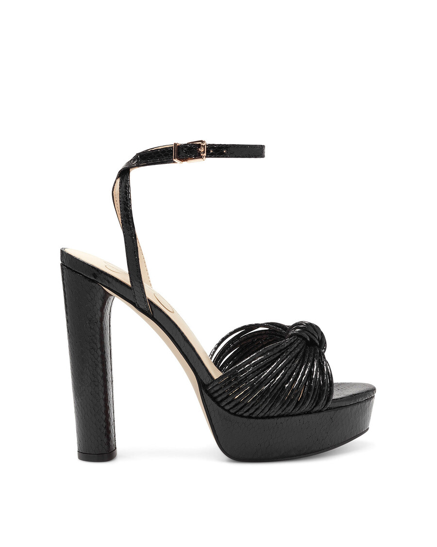 Jessica Simpson Immie Platform Sandal in Black Snake