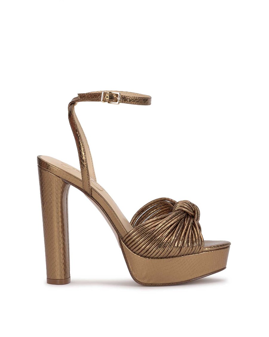 Jessica Simpson Immie Platform Sandal in Bronze Snake