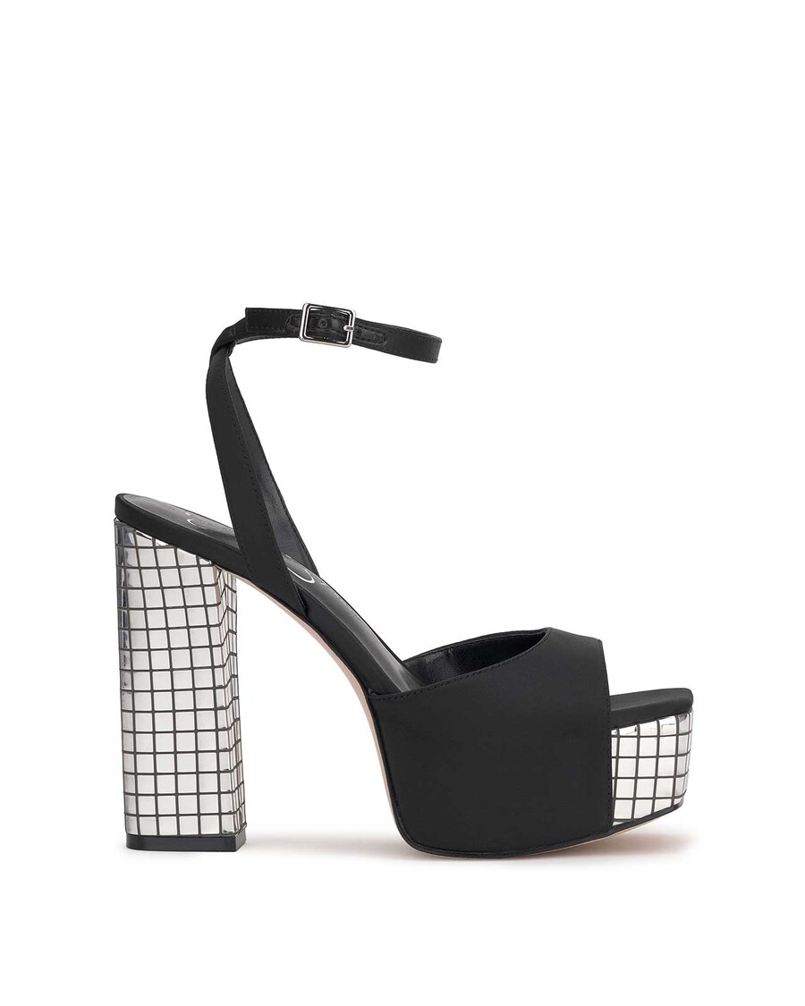 Jessica Simpson Lirio Platform Sandal in Black Disco