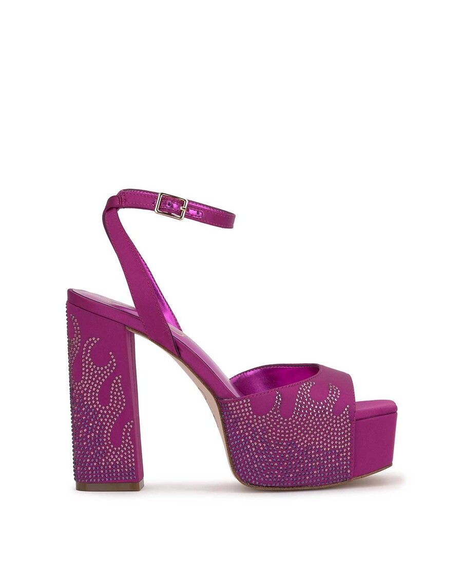 Jessica Simpson Lirio Platform Sandal in Mulberry