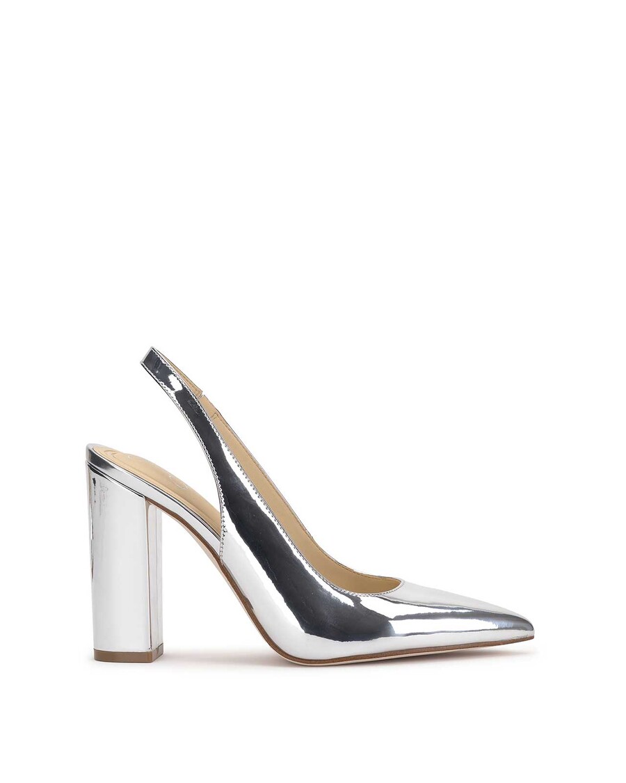 Jessica Simpson Noula Slingback Pointed Toe Pump in Silver