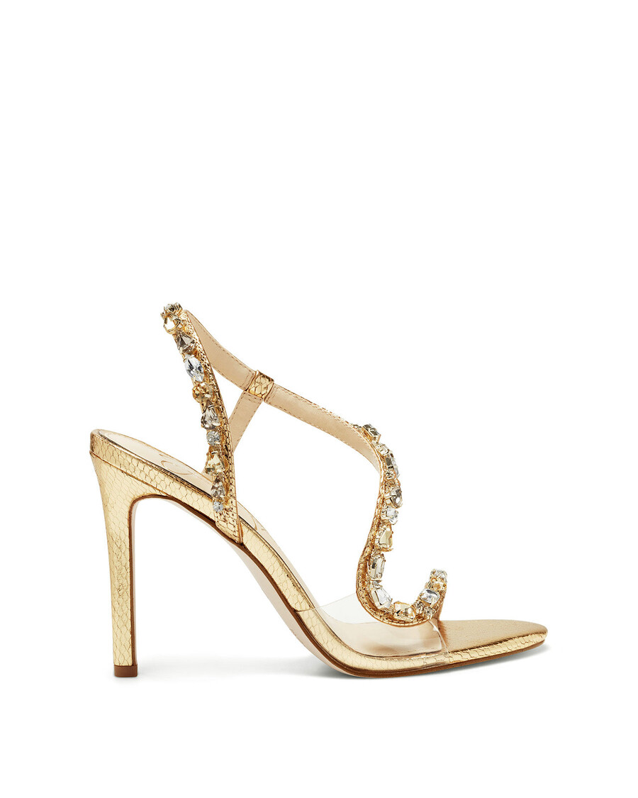 Jessica Simpson Jaycin High Heel in Gold