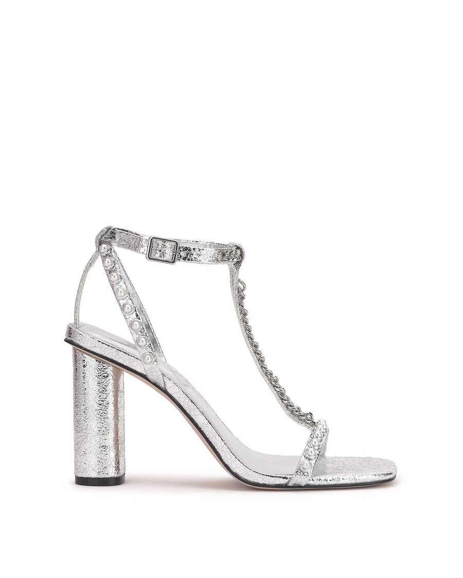 Jessica Simpson Siven High Heel Sandal in Silver