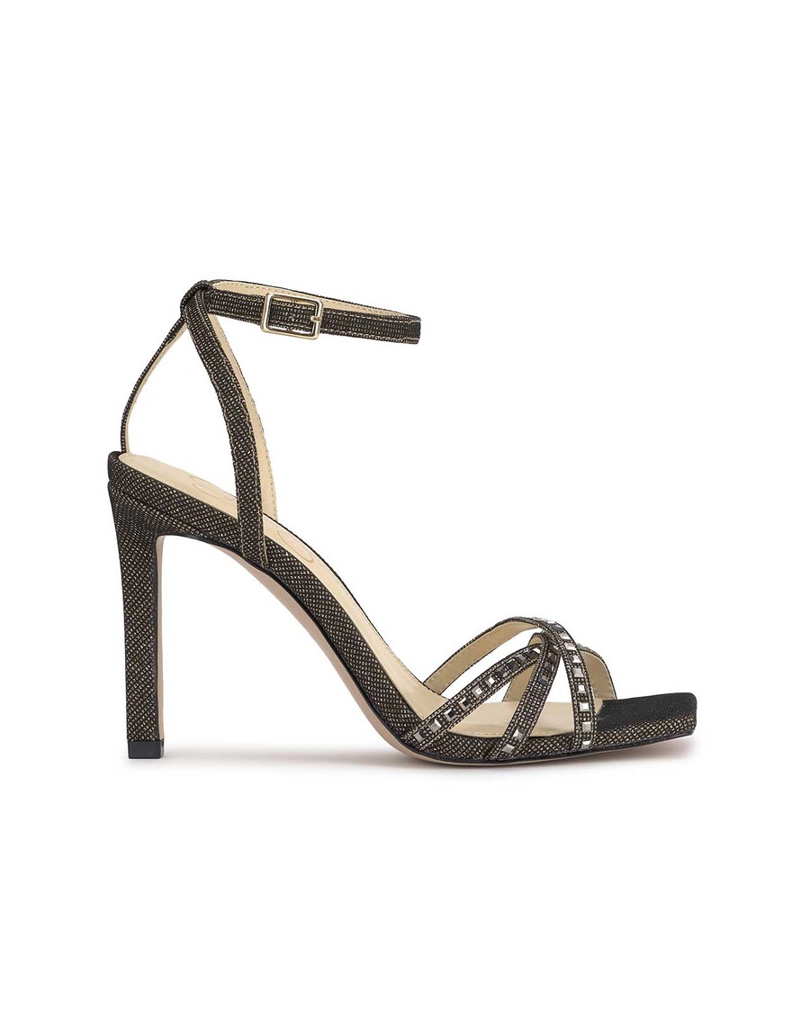 Jessica Simpson Leonah High Heel Sandal in Bronzed Black