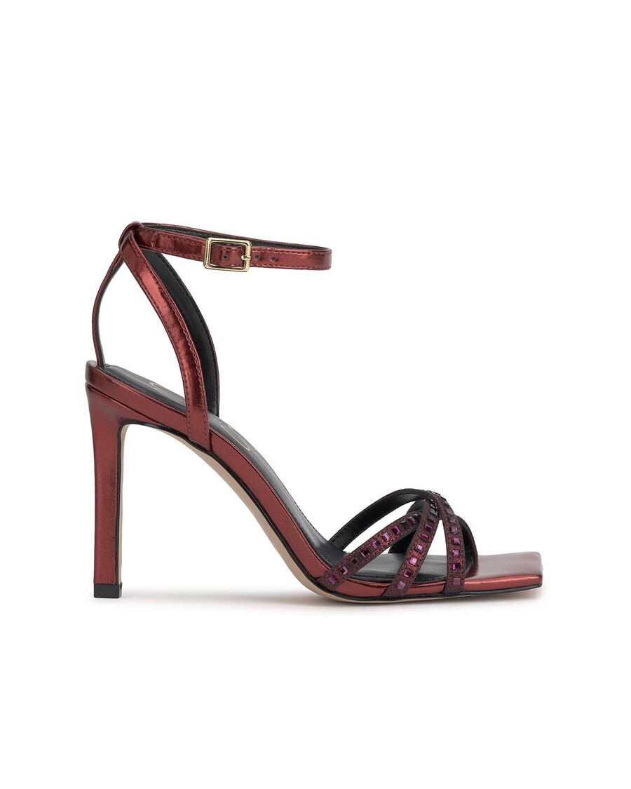 Jessica Simpson Leonah High Heel Sandal in Oxblood